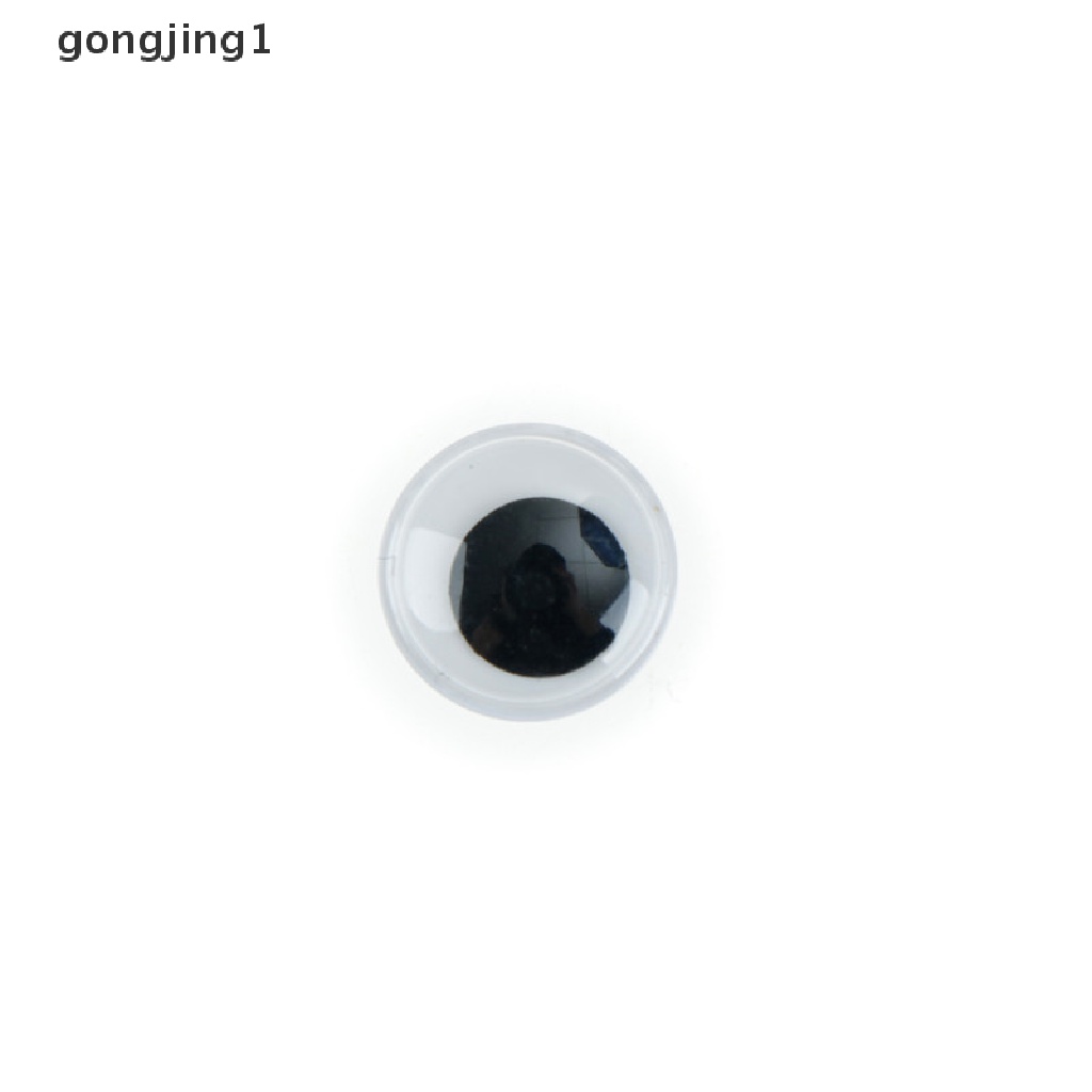 Ggg 100pcs 6-15mm Plastik Bergoyang Googly Eyes Perekat Diri Untuk Boneka DIY Anak Kerajinan ID