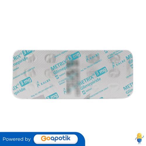 METRIX 3 MG STRIP 15 TABLET