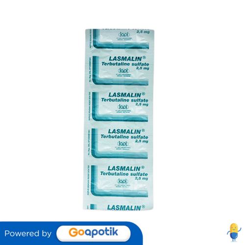 LASMALIN 2.5 MG STRIP 10 TABLET