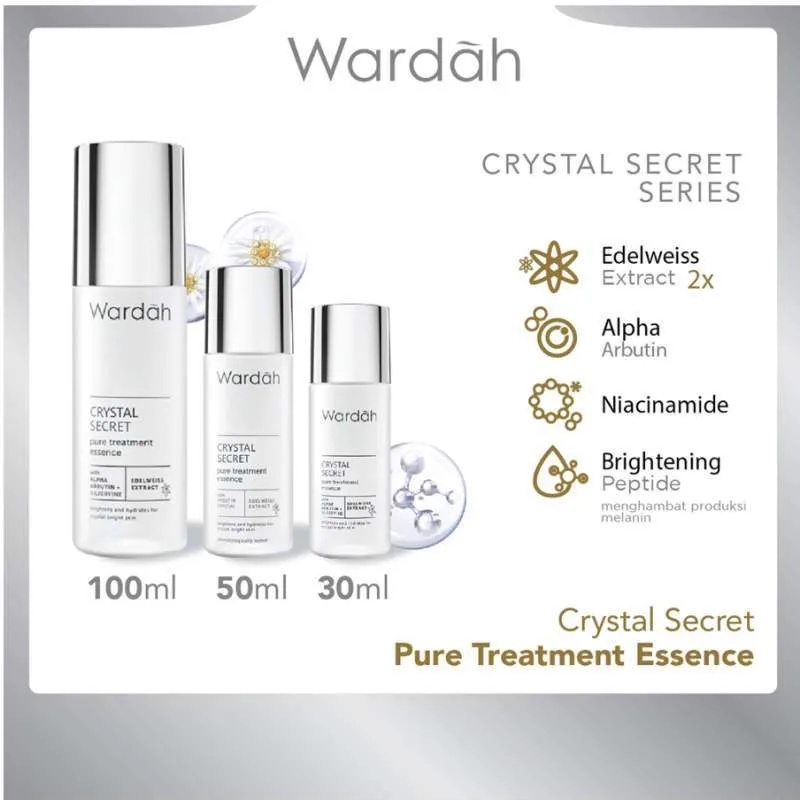 WARDAH Crystal Secret Pure Treatment Essence - Apple_Kosmetik