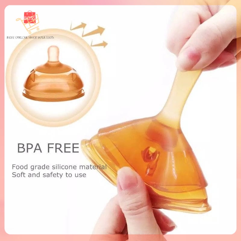 Nipple Dot Susu Tidak Perlu Pakai Selang 7cm Cocok Untuk Botol Susu COCOME Untuk 3bulan++