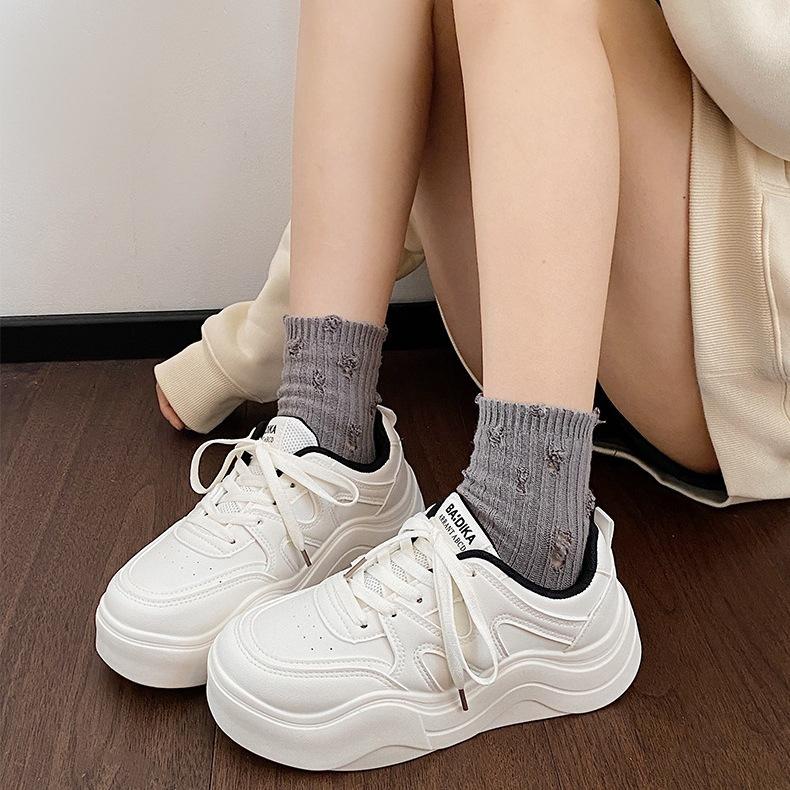 CANIKOREA &quot;Free Box&quot; Olivia Sepatu Sneakers Wanita Fashion Korea Import 9203