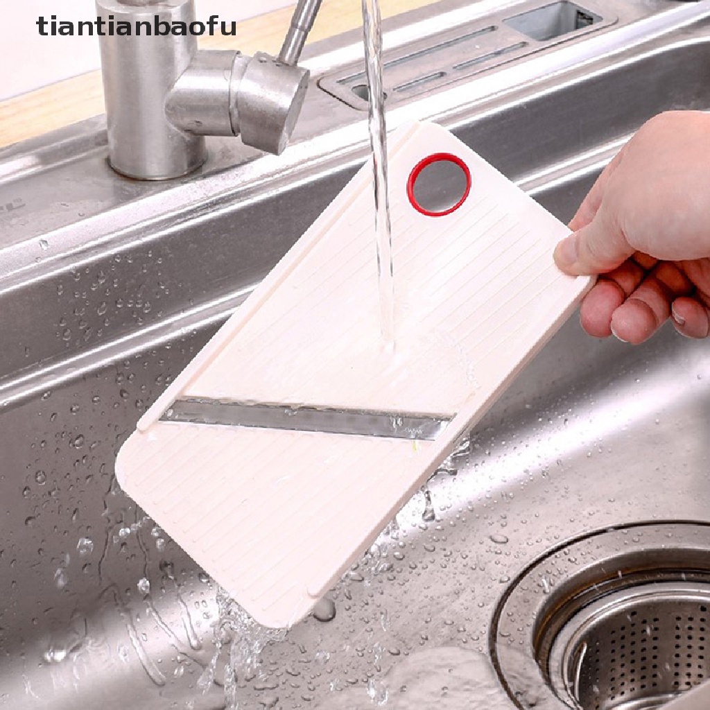 [tiantianbaofu] Alat Pengiris Sayuran Manual Stainless Steel Penghancur Dapur Kentang Kubis Cutter Butik