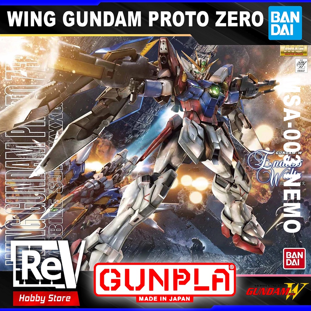 MG WING GUNDAM PROTO ZERO BANDAI 1/100