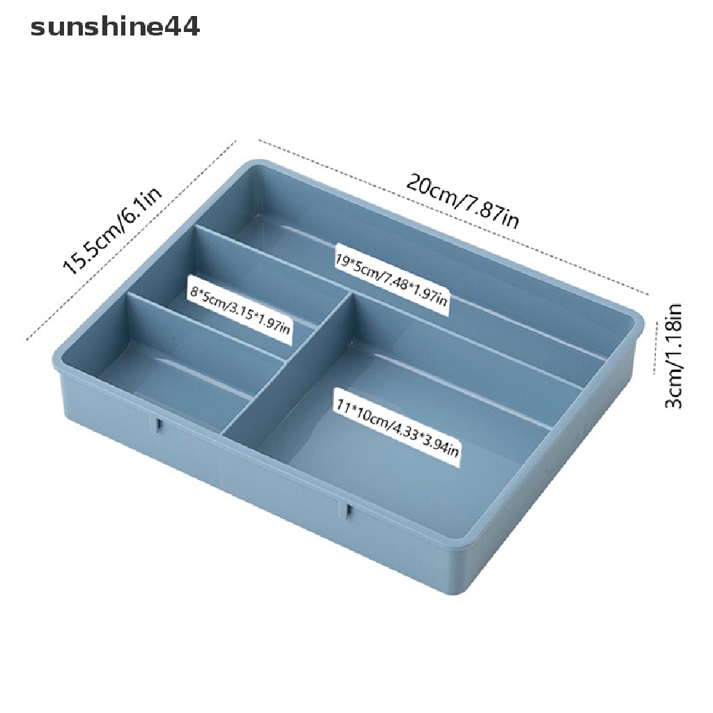 Sunshine Meja Laci Organizer Stackable Multi cell Desktop Storage Divider Container ID