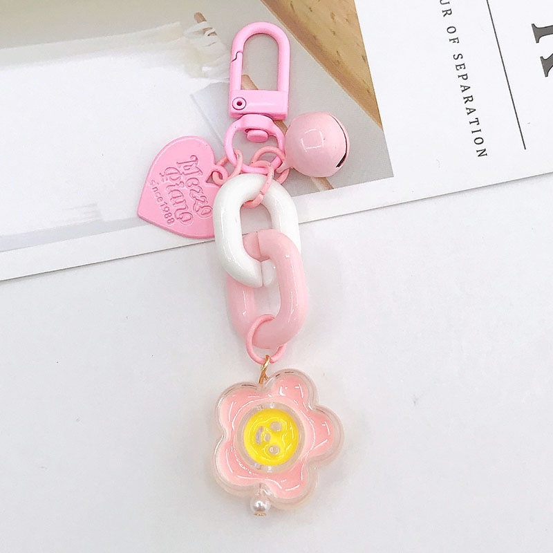 Ins Lucu Kartun Bebek Beruang Bunga Permen Cherry Bell Charms Phone Case Bluetooth Earphone Cover DIY Liontin Untuk iPhone Untuk Airpods Untuk Samsung Untuk OPPO Untuk Baseus Untuk Inpods