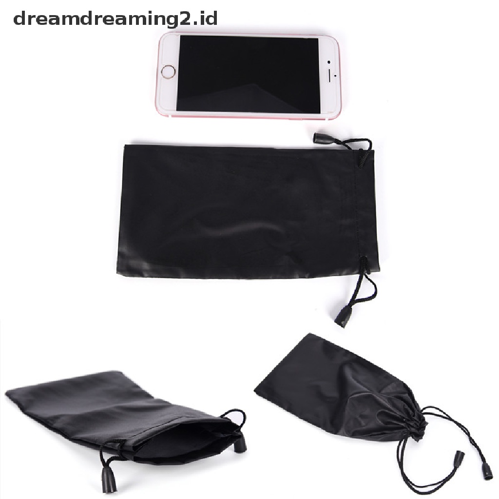 (hot) 3pcs Microfiber Pouch Bag Soft Cleaning Case Kacamata Sunglasses Kacamata Hitam//