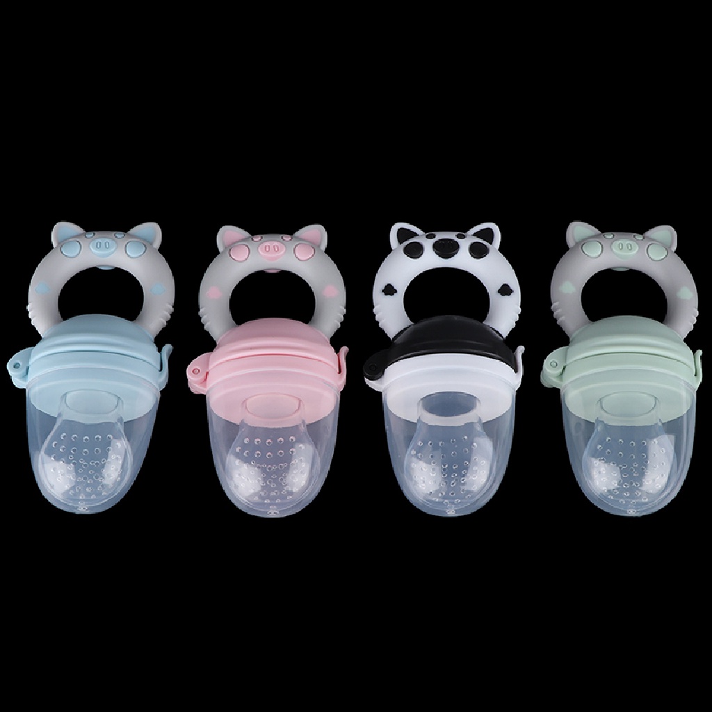 [jewelrybox] 1pc Teether silicone Dot Tempat Makan Buah nibbler feeder Untuk Butik Bayi