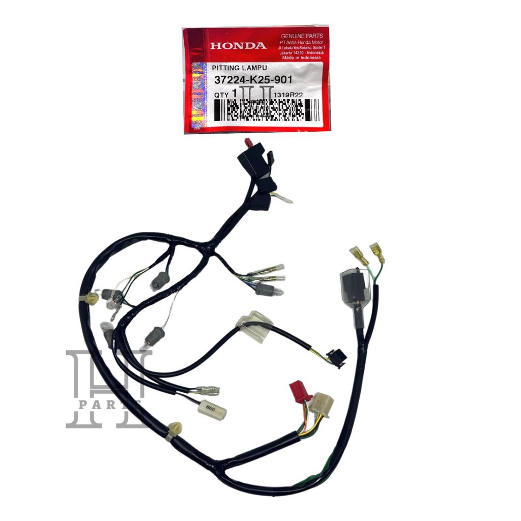 KABEL BODY BAGIAN SPEEDOMETER SOCKET COMP BEAT FI TAHUN 2012-2015 STARTER KASAR ORIGINAL AHM HGP HONDA