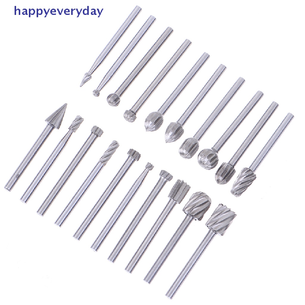 [happy] 20pcs Tungsten Carbide Rotary Point Burr Die Grinder Shank Set 3 * 40mm [ID]