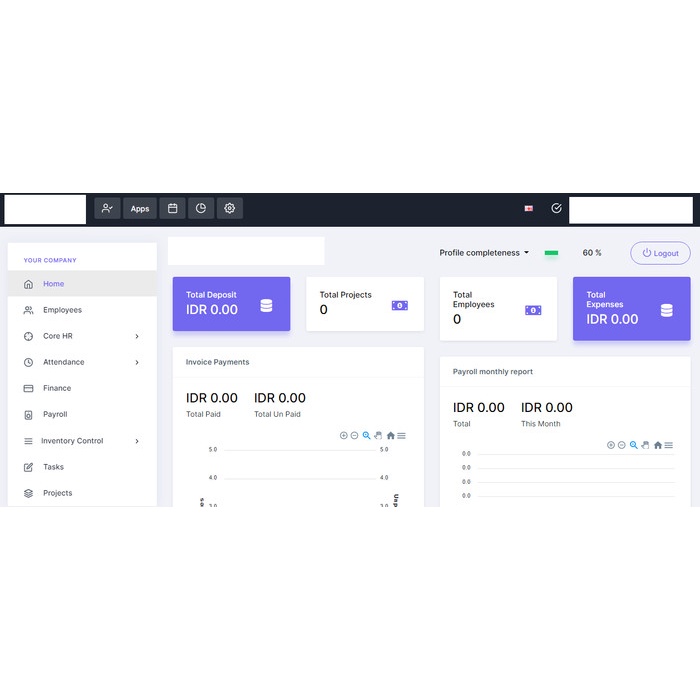 Software Aplikasi HRD HRIS Payroll dan Penggajian Absensi Cuti PHP