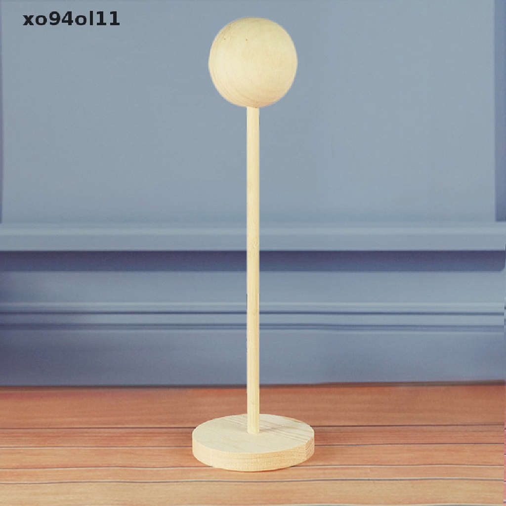 Xo Doll Wig Wood Stand Untuk Boneka Wig Boneka Rambut Display Holder Wood Stand Rack OL