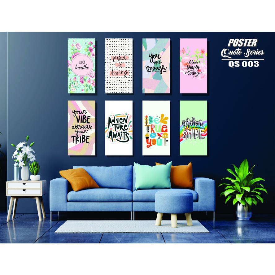 48 Desain Wall Decor Quotes Series v1 CorelDraw v17