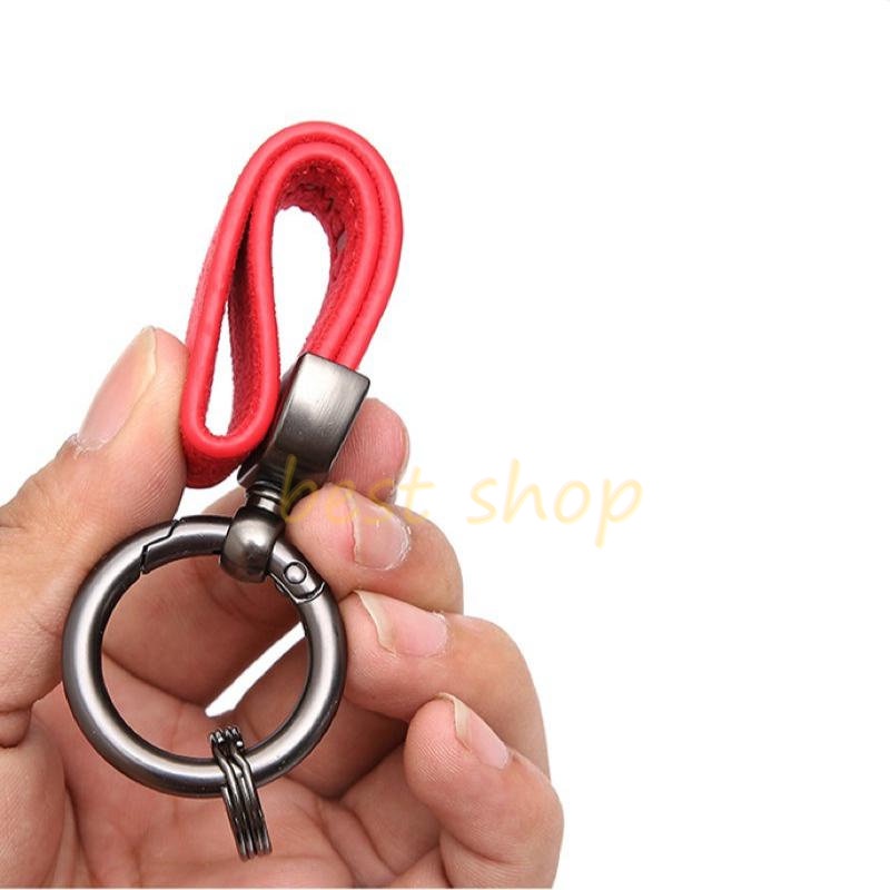 Gantungan Kunci Mobil Kulit Key Lanyard Car Strap Remote Keychain Holder Trend Supreme