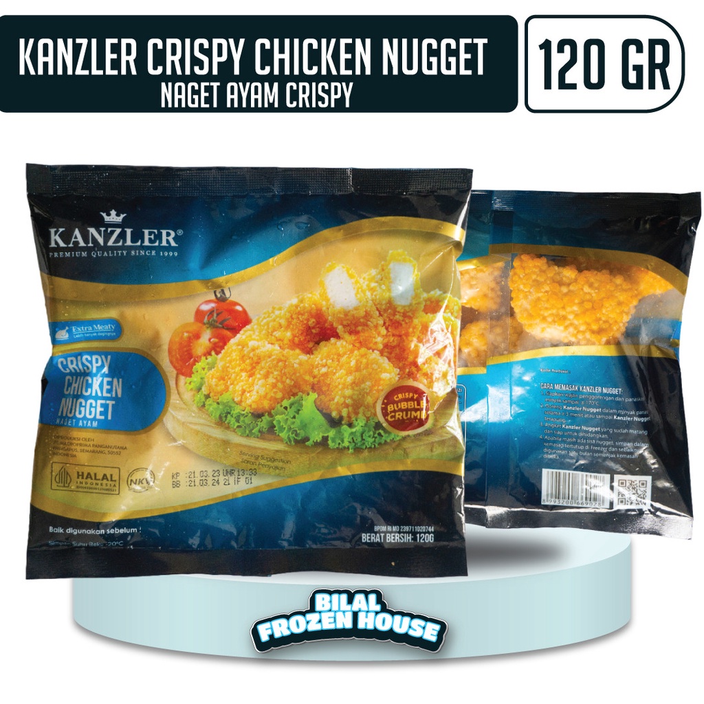 

Kanzler Crispy Chicken Nugget 120gr - Nugget Ayam Kanzler