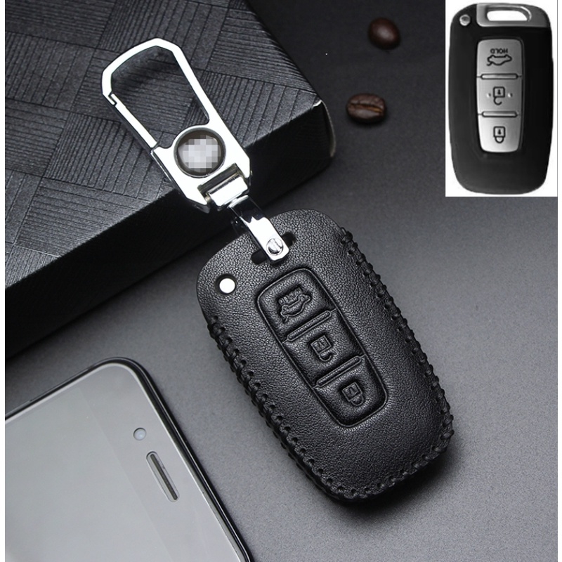 Untuk Kia K5/Sorento/Forte/Sportage Leather Key Cover