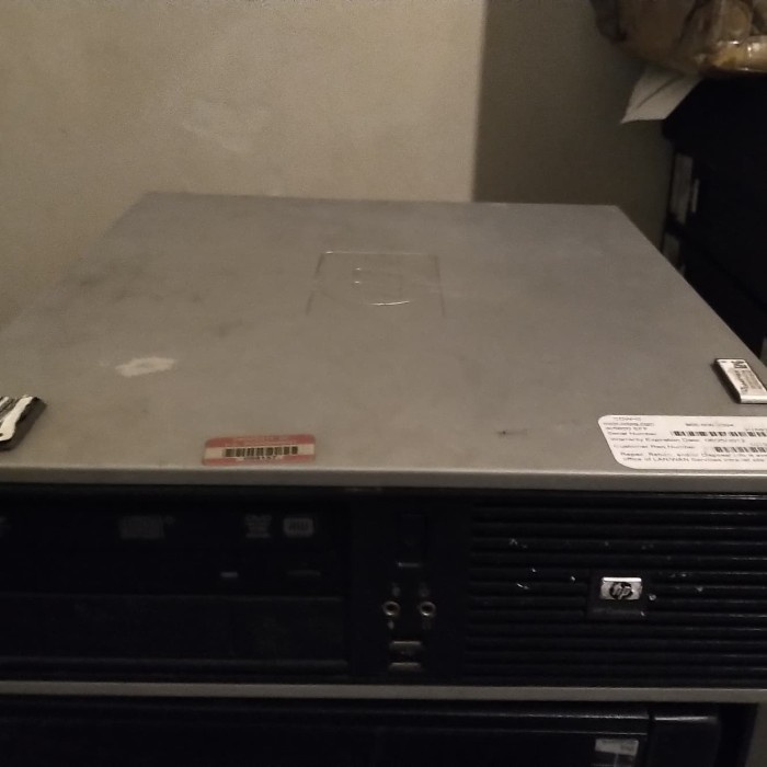cpu hp dc5850 amd tanpa harddisk tanpa memory