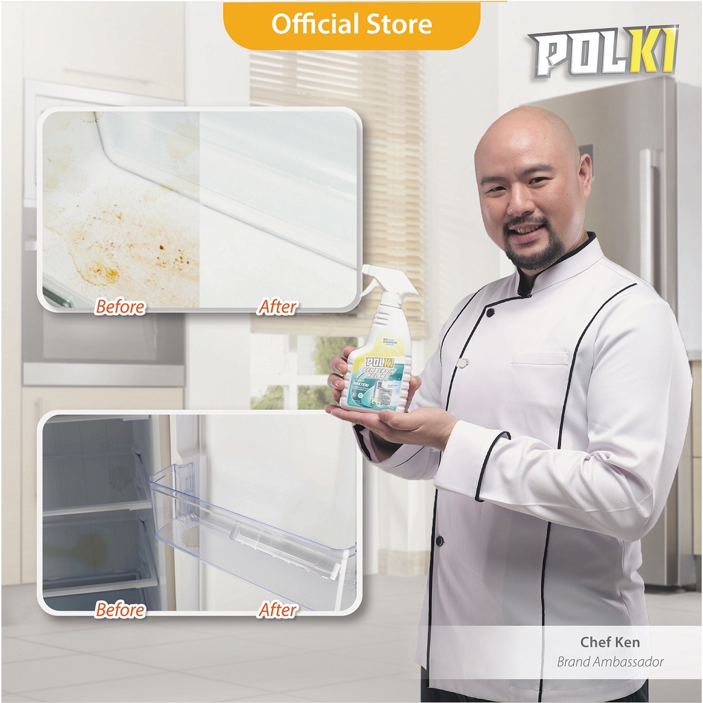 POLKI PEMBERSIH KULKAS 400ML