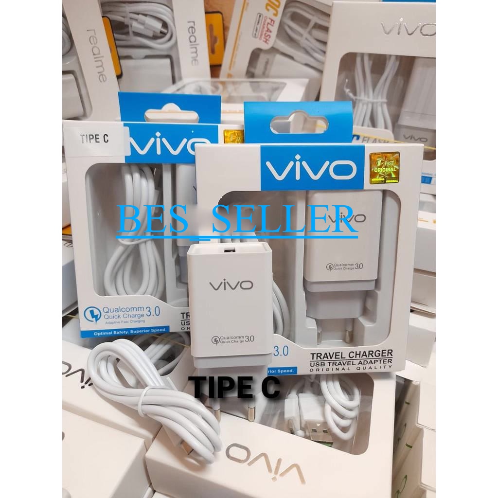 Original oem TRAVEL Charger casan VIVO TIPE C adavtipe fast charging