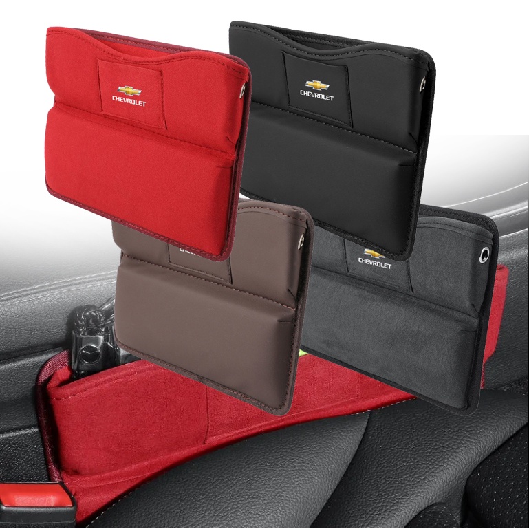 Car Seat Gap Storage Box Storage Car Seat Tas Samping Jok Mobil Finishing Interior Cocok Untuk Chevrolet Colorado Spark Trailblazer Captiva Aveo CRUZE Malibu