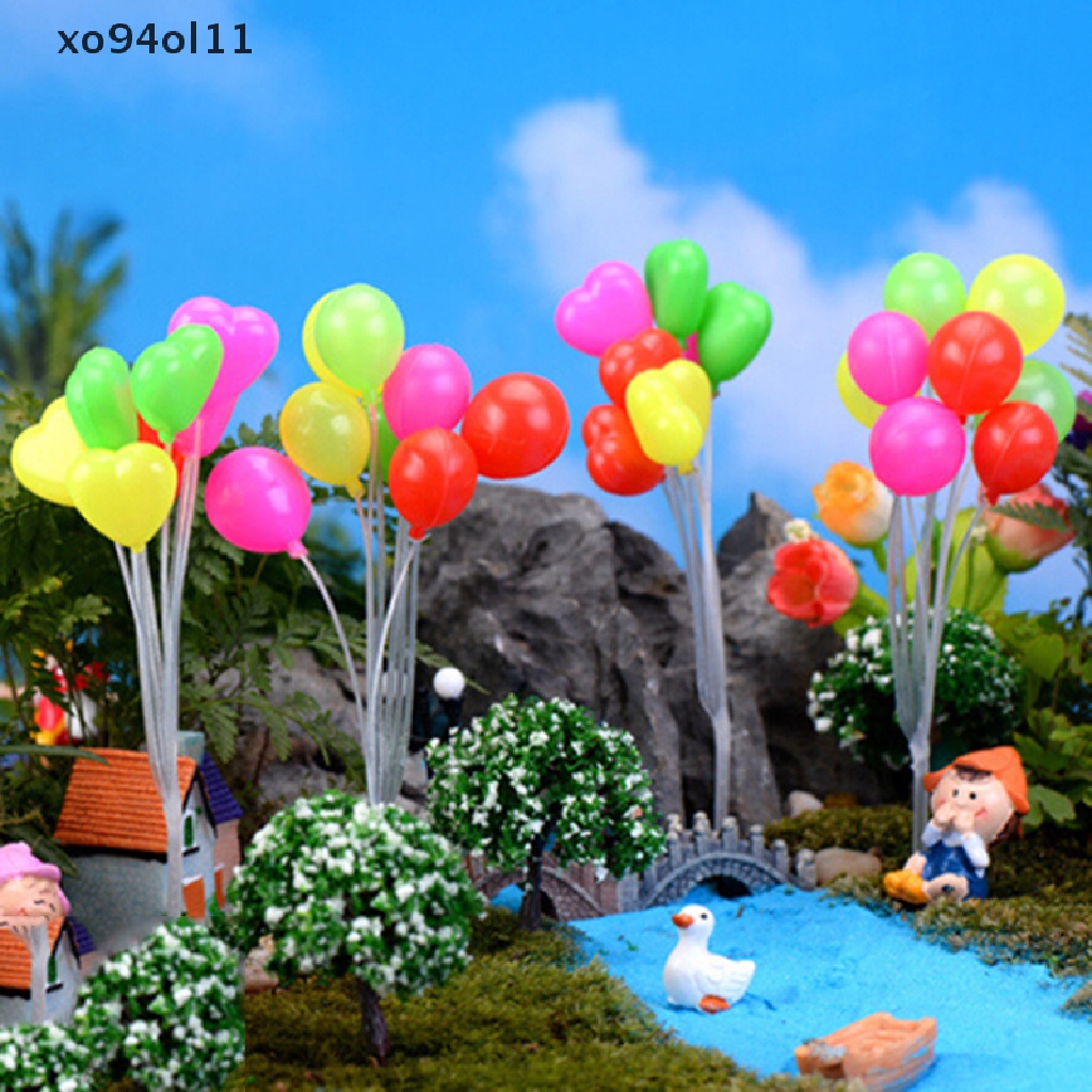 Xo Miniatur Taman Peri Balon Mini Rumah Boneka Kerajinan Pot Tanaman Ornamen Dekorasi Mainan OL