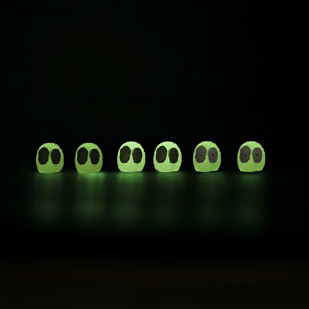 Xo 10Pcs Briket Mini Luminous Ornamen Mikro Ornamen Pot Bercahaya OL