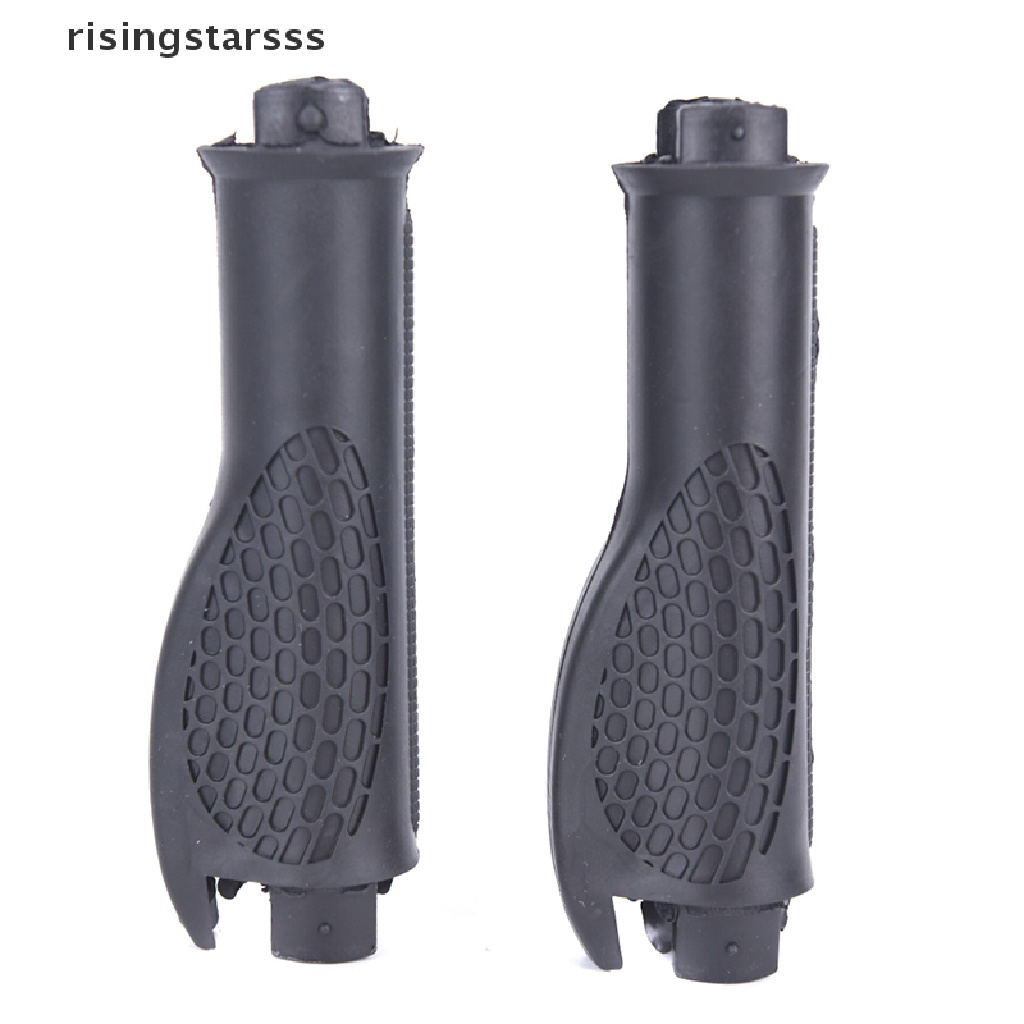 Rsid Span-new Carbon Stang Bersepeda Sepeda Gunung Lock-on Stang Cover Handle Bar End  Sepatu Jelly