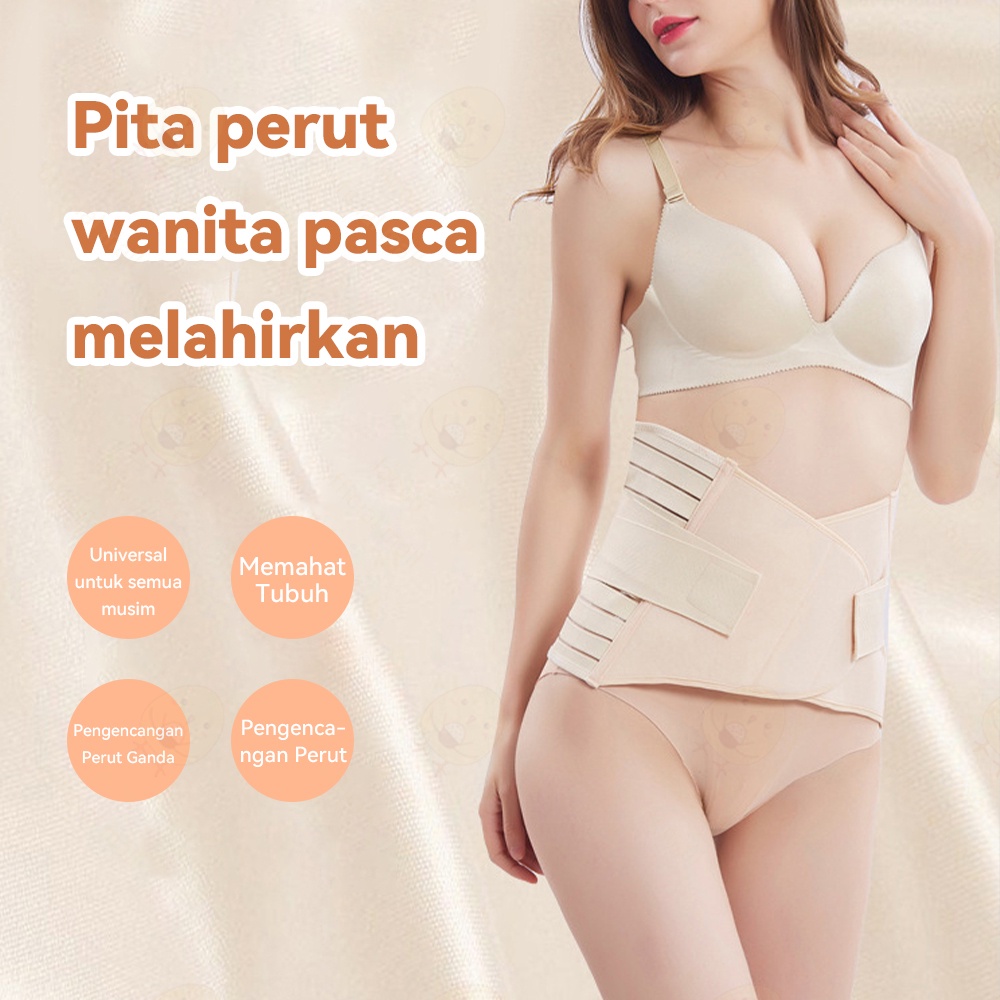 Lacoo Korset pelangsing setelah melahirkan wanita Korset pengecil perut Corset pelangsing double perekat