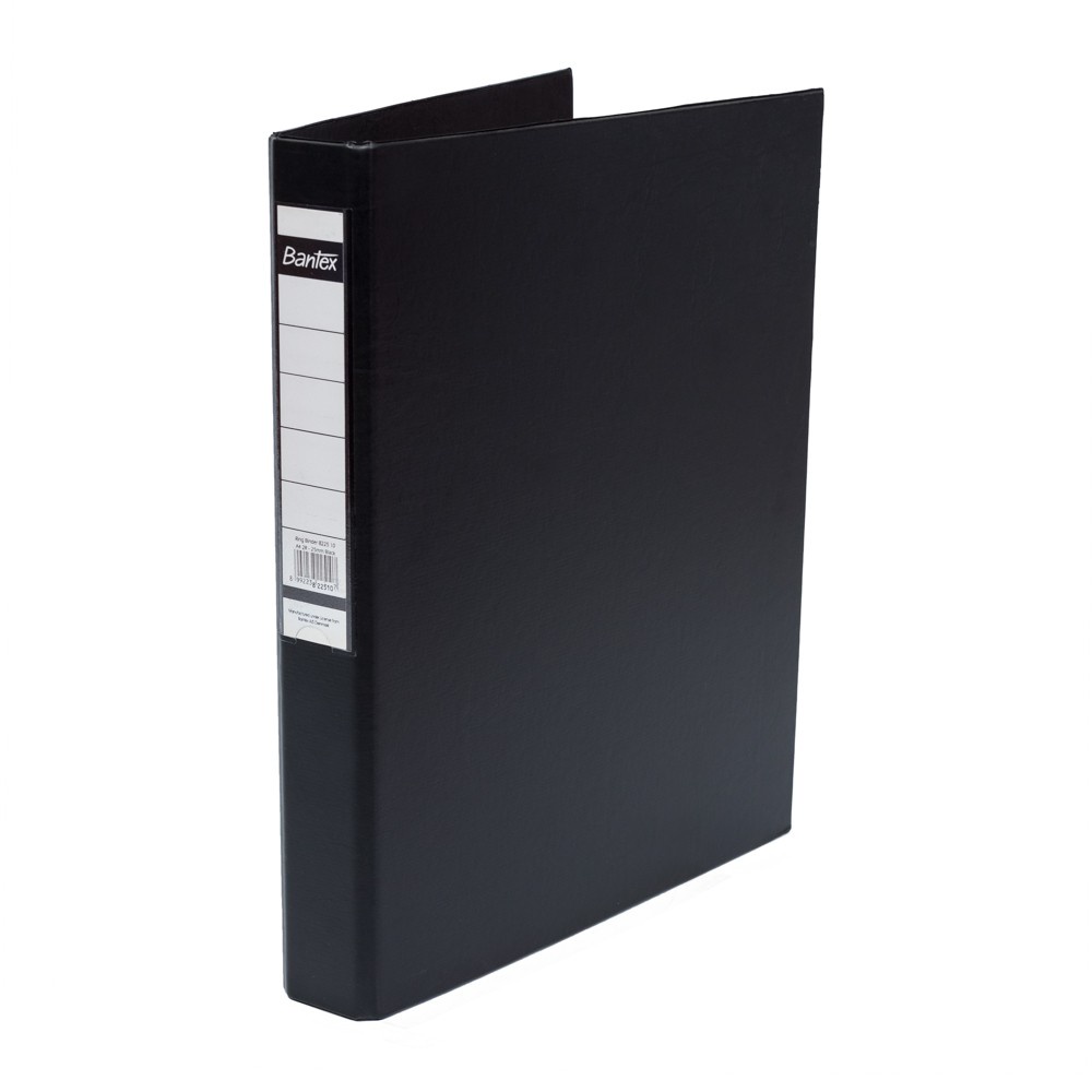 

Bantex Ring Binder 2 Ring O 25mm A4 Black