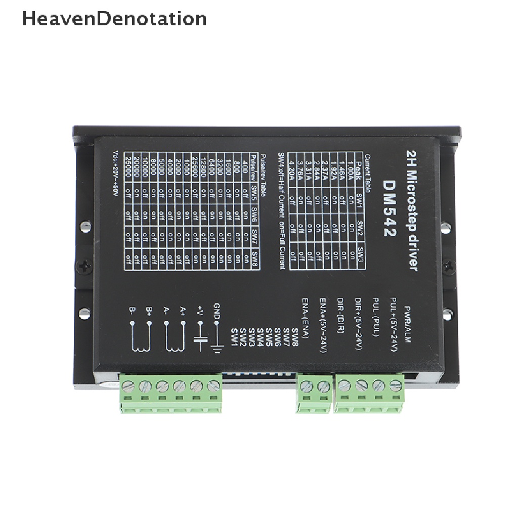 [HeavenDenotation] Dm542 Stepper Motor Controller 2-phase Digital Stepper Motor Driver HDV