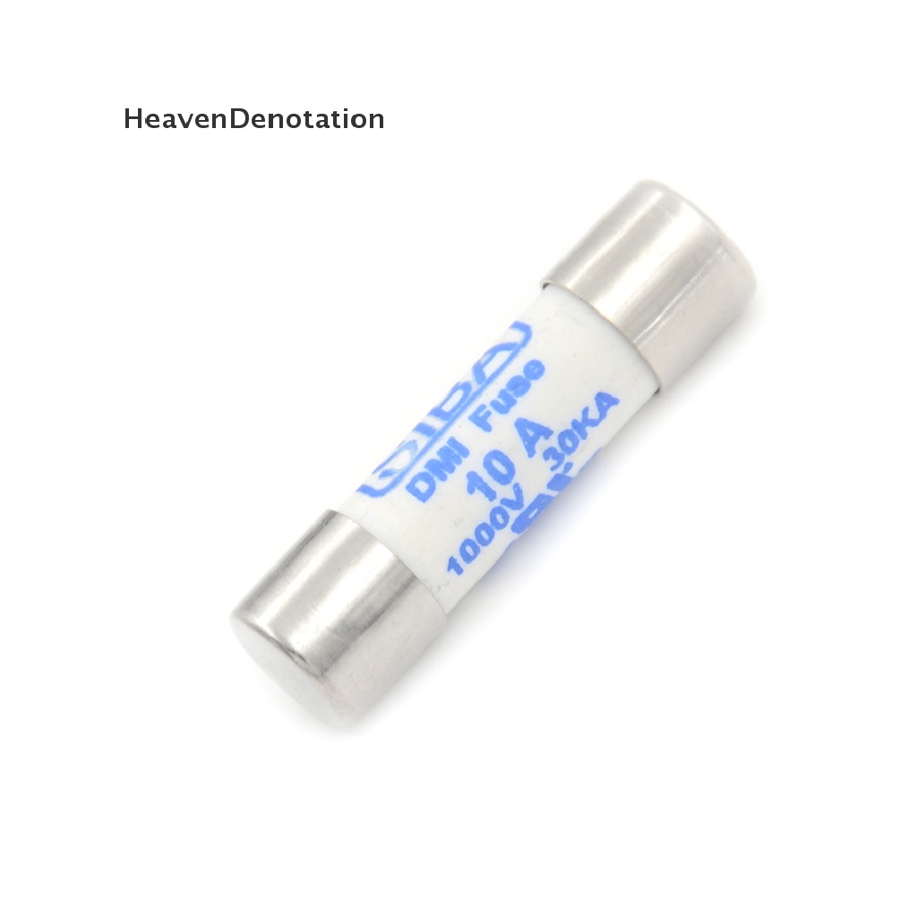 [HeavenDenotation] New Multimeter 10x38mm 1000V 10A Silinder Sekring Keramik Putih HDV