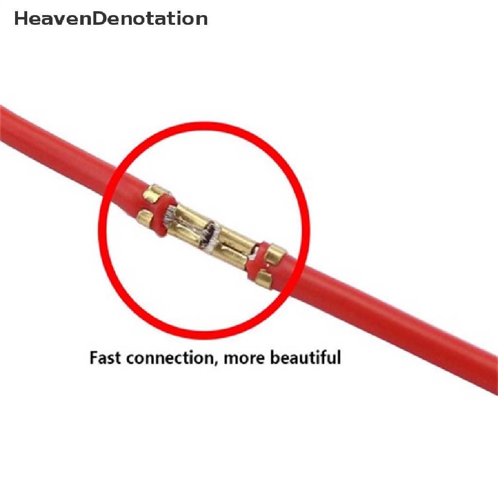 [HeavenDenotation] Terminal Konektor Spade Female Uninsulated Terminal Crimp Kawat Listrik HDV