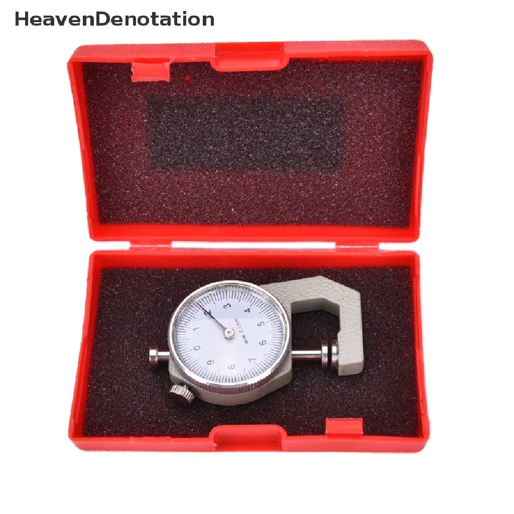 [HeavenDenotation] 0-10mm Kulit Tebal Metal Gauge Tester Ukur Leathercraft Alat Kerajinan HDV