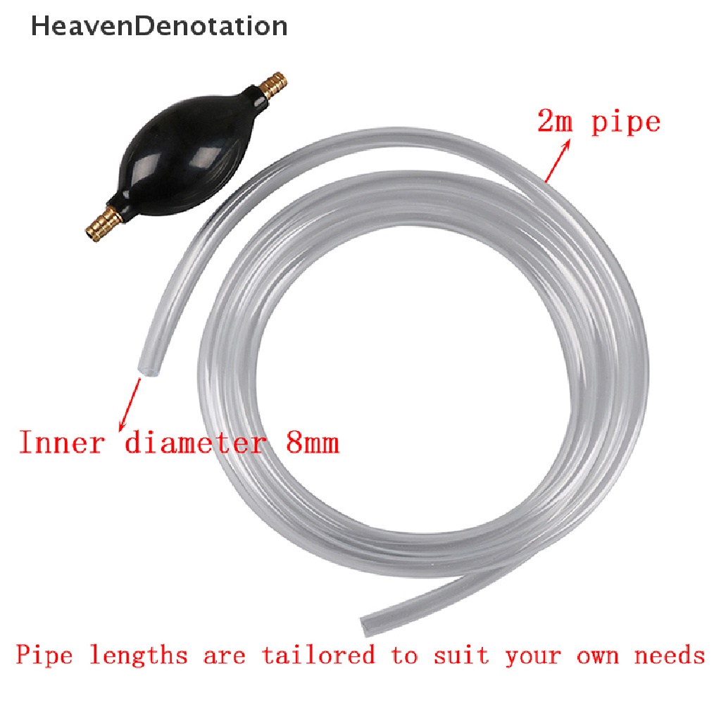 [HeavenDenotation] Pompa Sifon Tangan Bensin Solar Air Minyak transfer Bahan Bakar Mudah Digunakan pump HDV