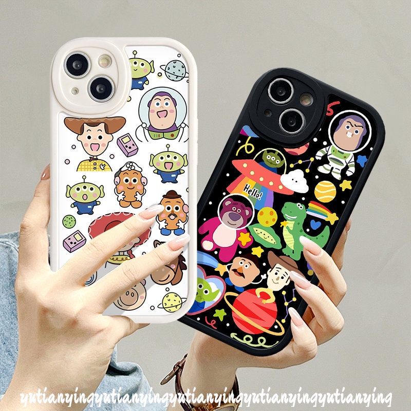 Cute Cartoon Sticker Casing Infinix Hot 11 10s 9 10T 11s 10 Play Smart 6 5 Hot 10T 11 11s 10 Lite 10s Toy Infinix Note 8 Story Tpu Silicon Soft Phone Cover