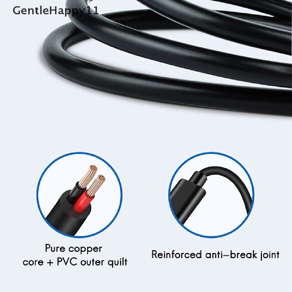 Gentlehappy 65W 3A 1.5M PD Fast Charge USB TYPE C Male Input To DC Power Line TYPE-C To Square Port Cable Untuk Kabel Cas Daya Lenovo id