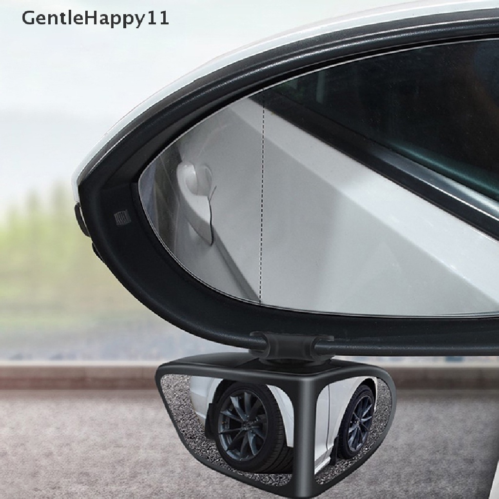 Gentlehappy Kaca Spion Bulat Bolak Balik Mobil Roda Depan Belakang Tambahan Spion 360derajat id