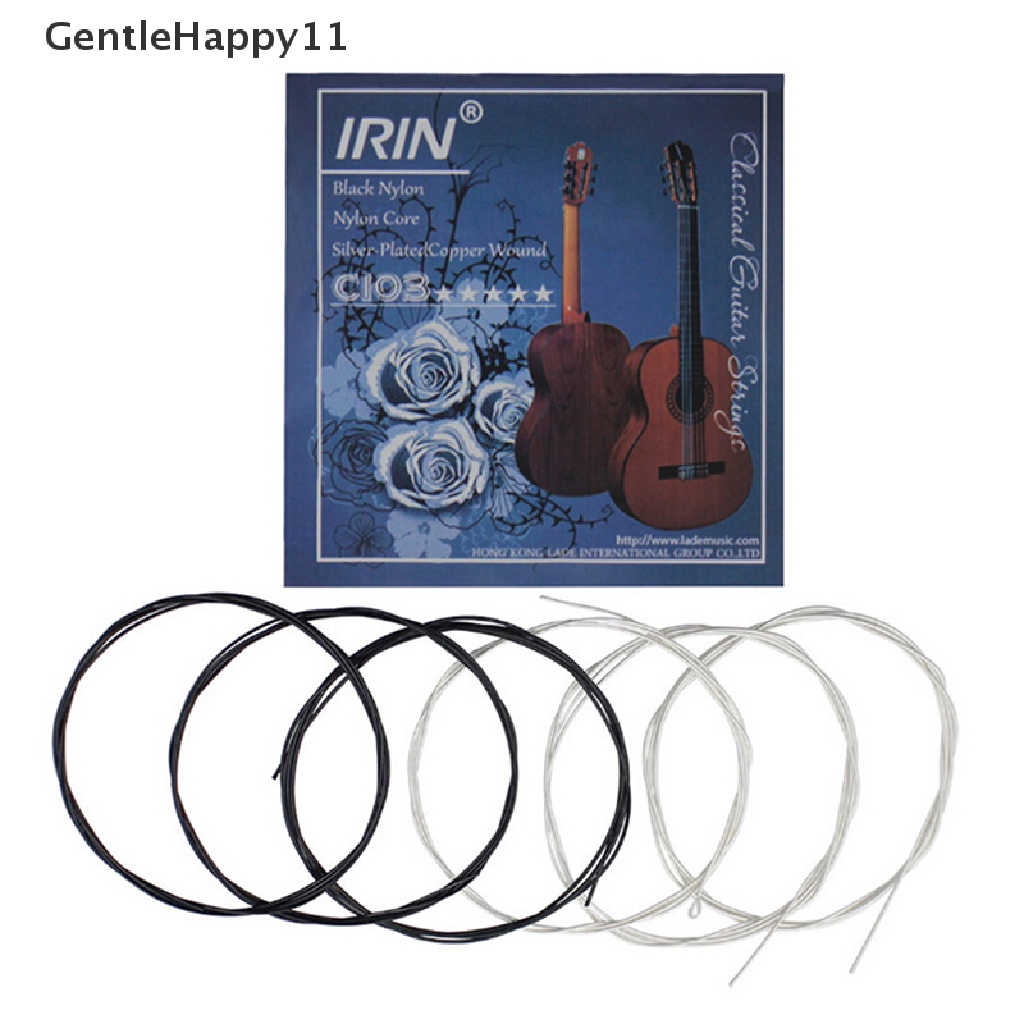 Gentlehappy 6pcs C103 Senar Gitar nylon guitar replacement strings Senar Nilon id