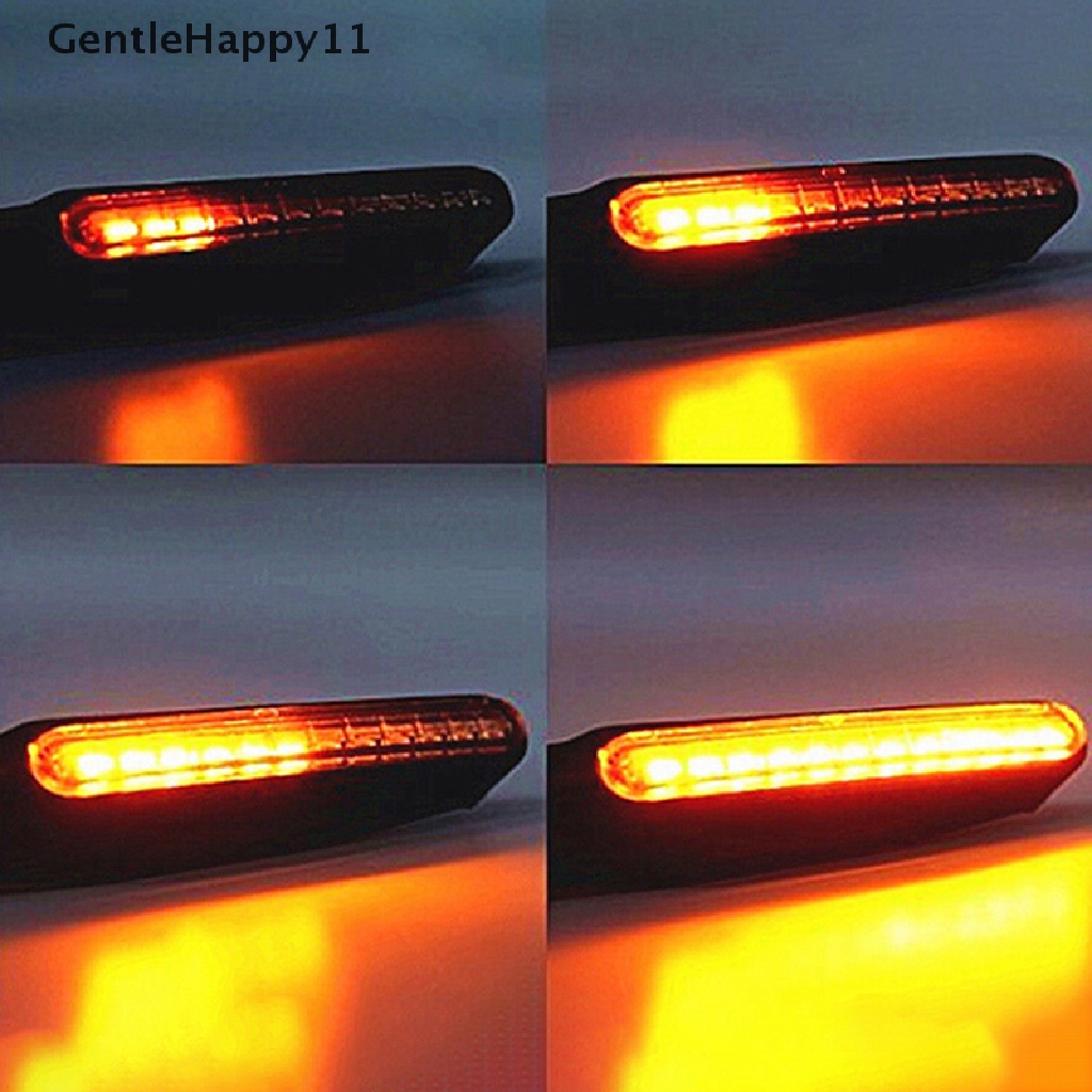 Gentlehappy 1Pc Lampu Indikator Sinyal Belok LED Motor universal flowing id