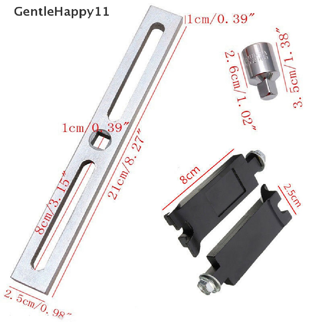 Gentlehappy Fuel Pump Lid Cover Lepas Kunci Pas Spanner Adjustable Universal Repair Tools id