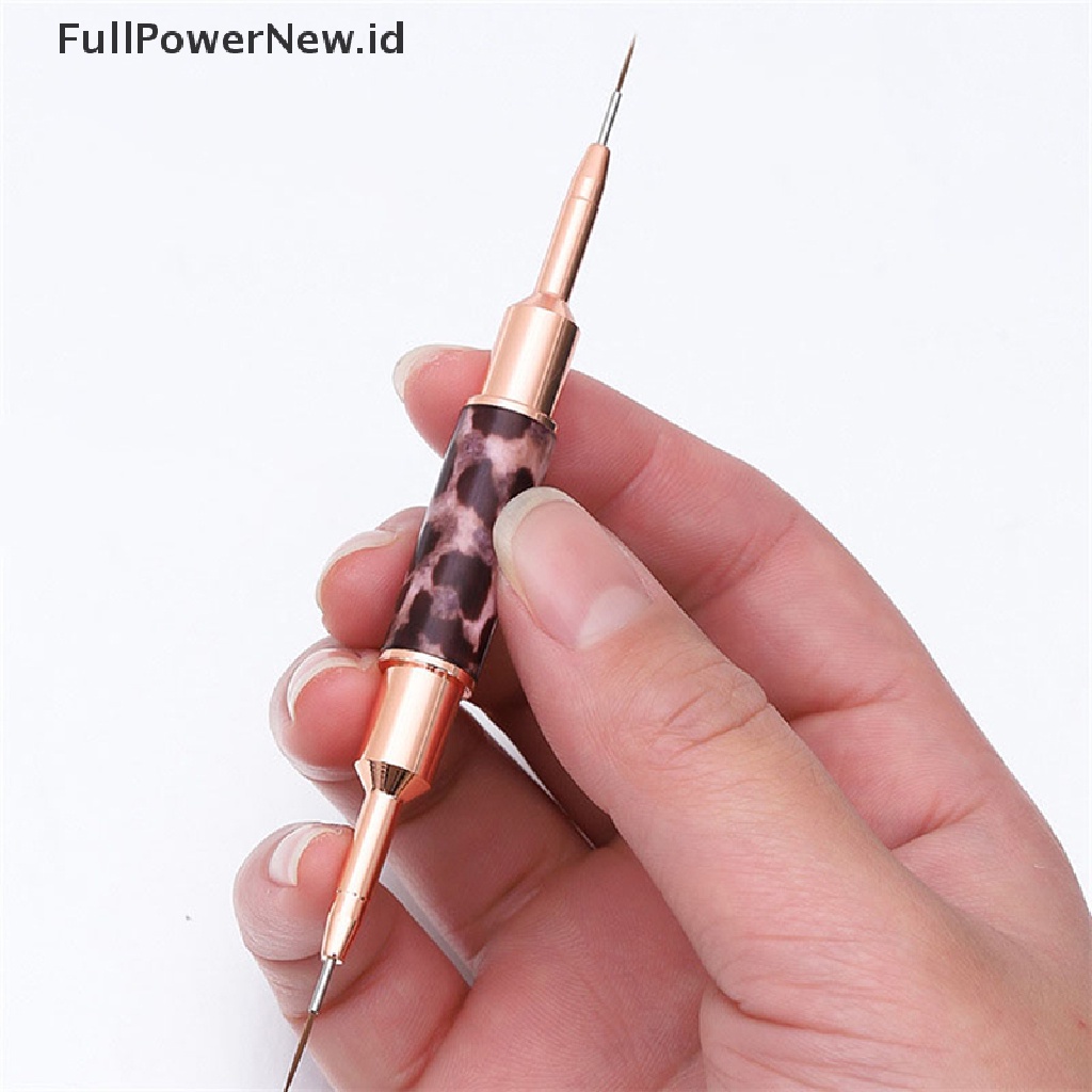 Power Nail Art Liner Brushes Dual-ended Fine Line Brush Pager Pen UV Gel Brushes ID