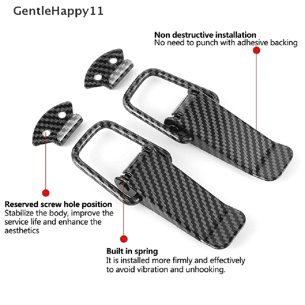 Gentlehappy 1pasang Klip Bumper Otomatis Pengait Pengikat Klip Universal Pengaman Hook Lock Clip Kit id