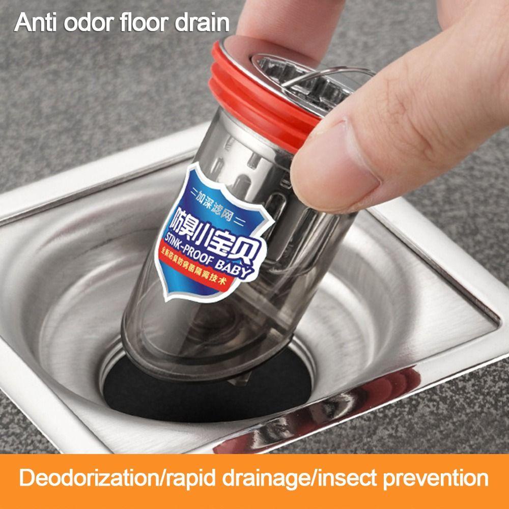 Populer Floor Drain Berguna Colander Sewer Strainer Plug Shower Drainer Pencegah Serangga Baskom Saringan Saluran Air