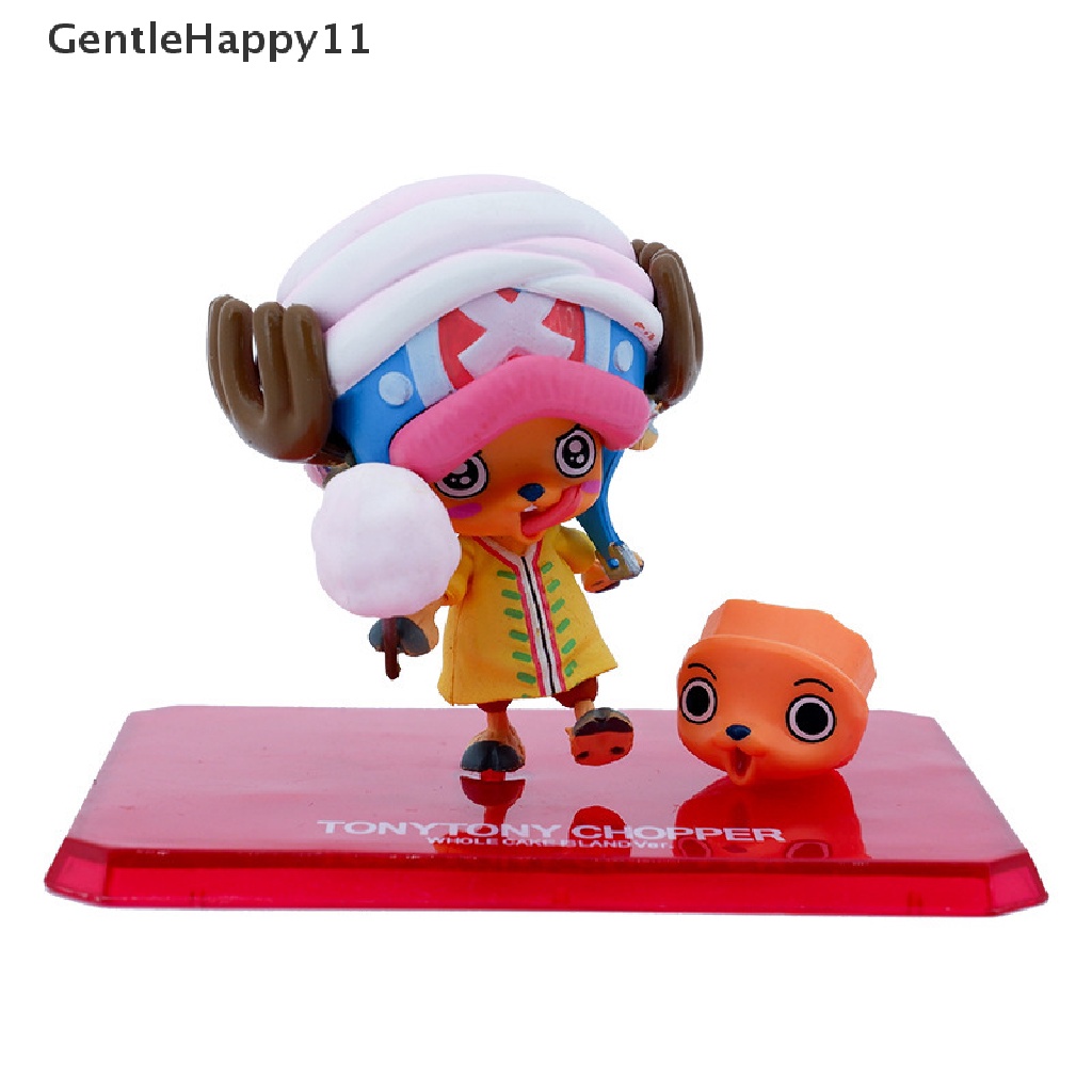 Gentlehappy One Piece Chopper Anime Figure Kawaii Action Figurine 7cm PVC Model Lucu Mainan id