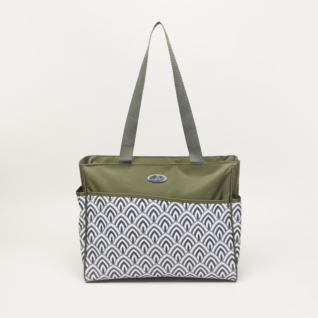 Babyshop Juniors Printed Diaper Bag With Zip Closure