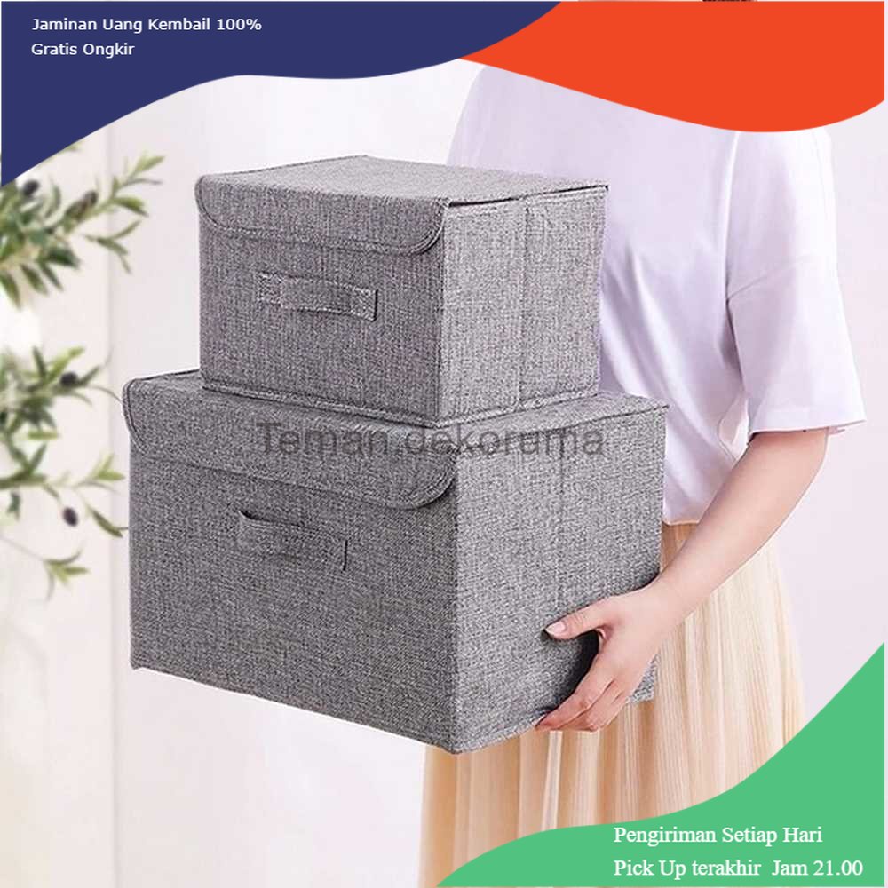 TD - RTG FAROOT Kotak Penyimpan Pakaian Storage Box Foldable with Lid - FR225