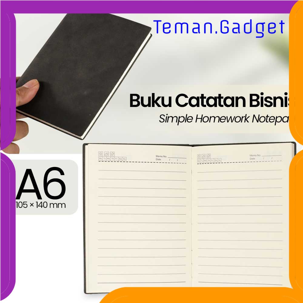 

TG - ATK Noverty Buku Catatan Bisnis Simple Homework Notepad A6 - 173