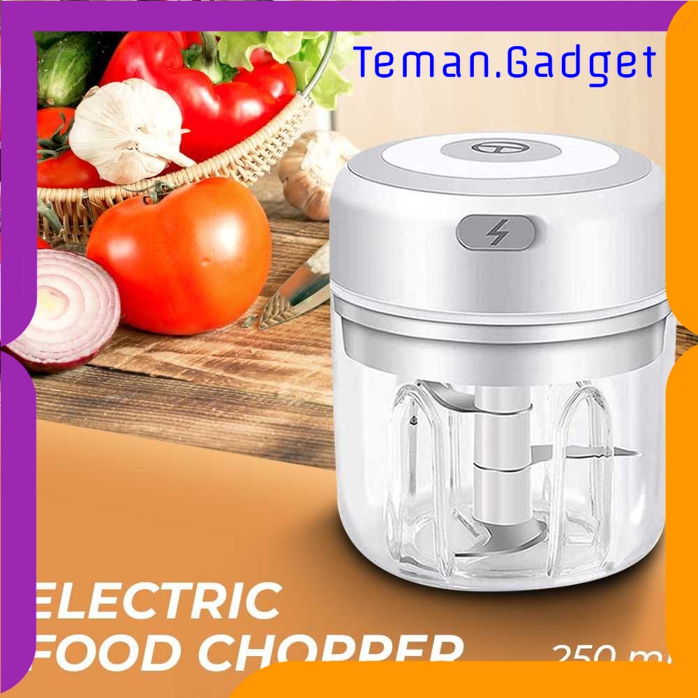 TG - DPR Food Chopper Mini Electric Penggiling Bumbu USB Charge - SR01