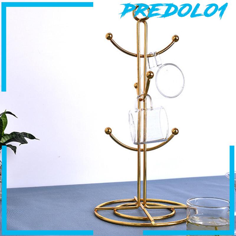 [Predolo1] Mug Tree Stand Hanger Aksesoris Rak Mug Untuk Meja Dapur Dekorasi Rumah