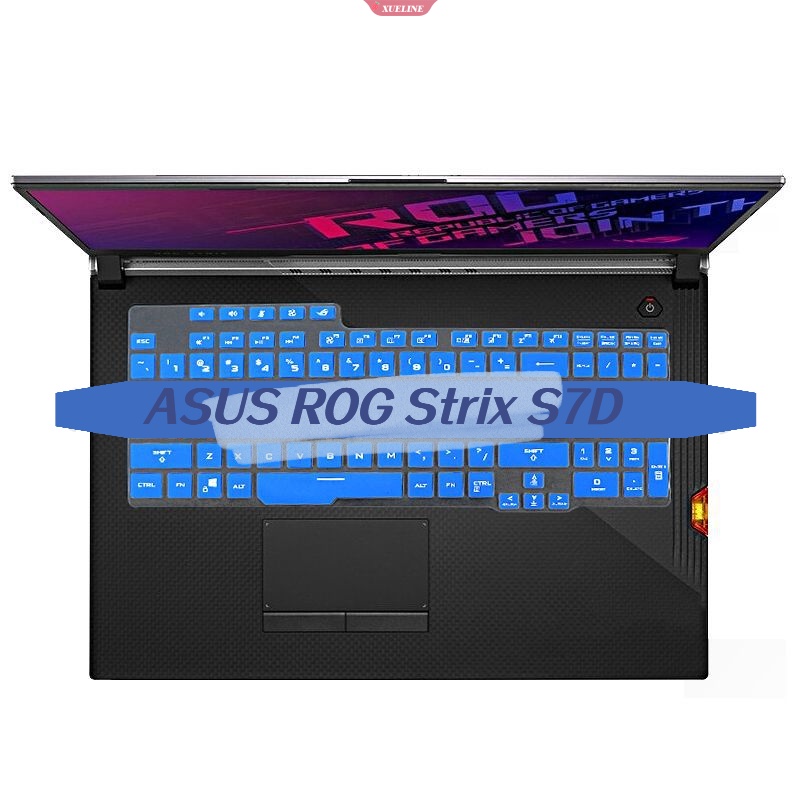 Banyak Warna Cover Pelindung Keyboard Bahan Silikon Untuk Film Pelindung Keyboard Laptop ASUS ROG Strix S7D 17.3 Inci [ZXL]